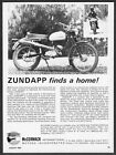 1968 Zundapp Replica International Six-Days Trial Motorcycle photo vintage Ad