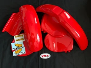 HONDA 1978 CR125 PLASTIC KIT FENDER KIT 78 CR 125 RED AHRMA - Picture 1 of 1