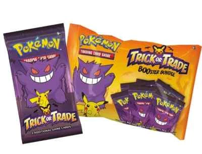 Pokemon Trick or Trade Booster CIB Halloween TCG Trading Cards English LOT 1-3 - Image 1 of 3