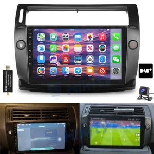 DAB+ 9" Android 13 Autoradio GPS NAVI WIFI RDS Für Citroen C4 2004-2009/C-QUATRE - Bild 1 von 20
