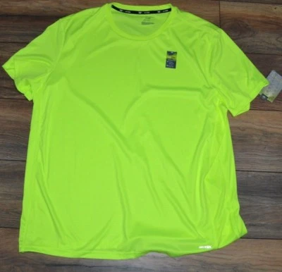 Camisa de manga corta Tek Gear Performance Top Drytek eléctrica amarilla para hombre  Foto 1 de 2