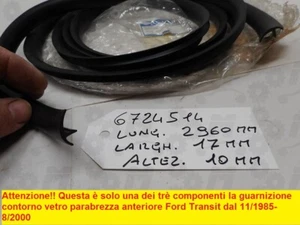 Modanatura guarnizione contorno vetro parabrezza anteriore per Ford Transit - Picture 1 of 2