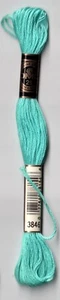 STRANDED COTTON DMC - Lt Brt Turquoise - 100% cotton - 8 mtrs - 117.3846 - 7664 - Picture 1 of 1