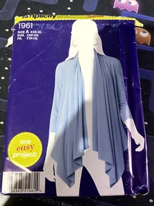 Simplicity Sewing Pattern 1961Knit Cardi-Wrap - Shawl - Uncut - Picture 1 of 1