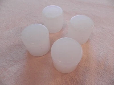 Chemtrol NIBCO 1/2" SCH-80 Polypropylene White Clear Threaded End Cap (QTY 4)  - Image 1 of 4