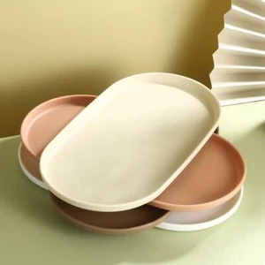 Stackable Dessert Tray Oval Dish Plate Serving Tray Wedding Party - Picture 1 of 16