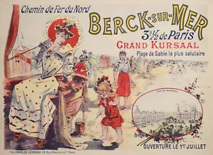 FERROCARRIL DEL NORTE BERCK SUR MER - GRAN KURSAAL - PLAYA - Imagen 1 de 1