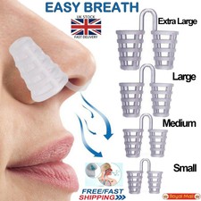 1x-5x Anti Snoring Nasal Dilator Nose Clip Easy Breath Stop Snore Apnea Soft Aid