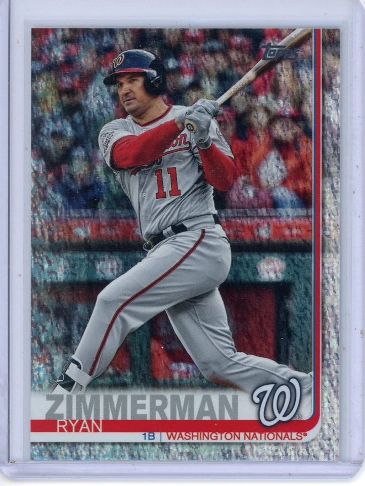 2019 Topps Ryan Zimmerman 133 Factory Set Foilboard 099/162 Washington Nationals - Image 1 of 1