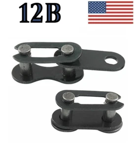 12B-1 ROLLER CHAIN MASTER VERBINDUNGSGLIED *10ER PACK* VERSAND AM SELBEN TAG - Bild 1 von 1