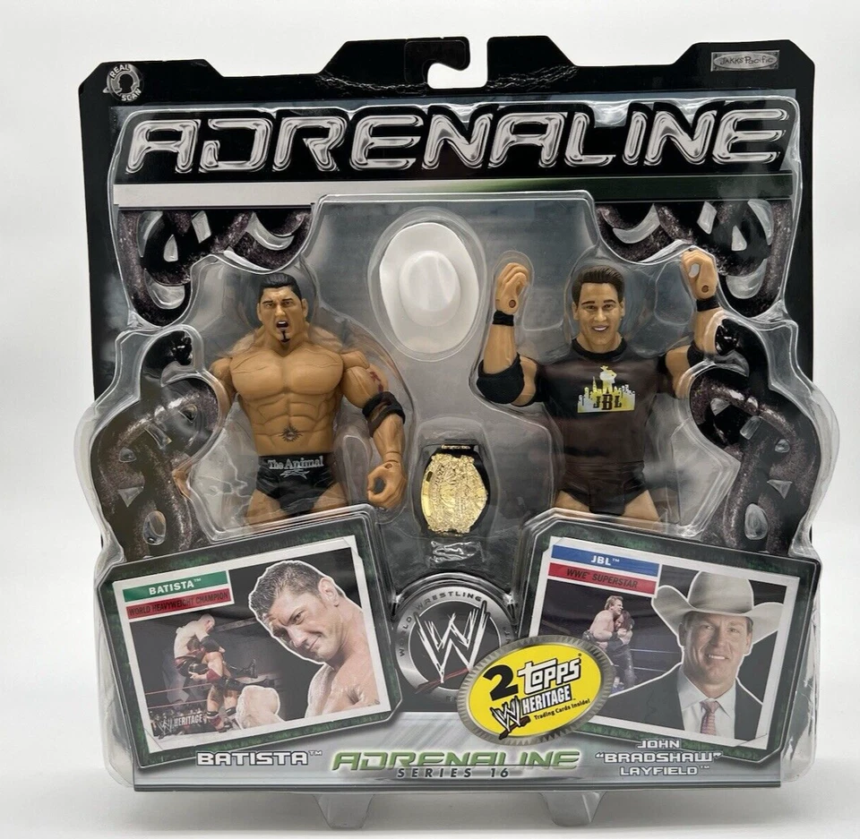 WWE Adrenaline Johnny NITRO Joey Mercury Series 16 Jakks Pacific Figure Set