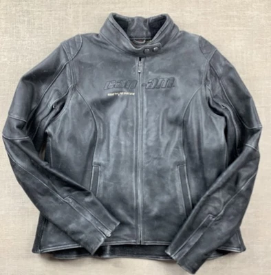 Chaqueta de cuero para motociclismo BRP Can-Am Spyder Veronica para damas talla 2XL negra Foto 1 de 4