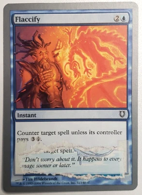 Flaccify MTG 2004 Blue Instant Card Magic the Gathering - Image 1 of 3