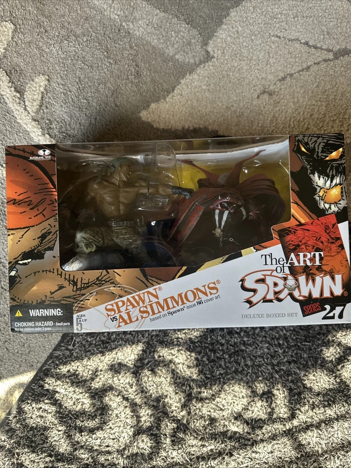 McFarlane Toys The Art of Spawn Spawn vs Al Simmons Deluxe Juego en Caja Serie 27 Foto 1 de 4