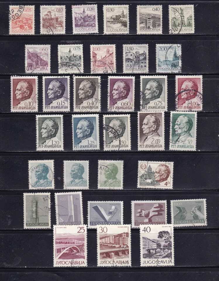 Yugoslavia Selection of Older Stamps 6 - Image 1 of 1