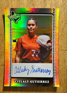2024 Leaf Lone Star Softball Women Sport Texas AUTO /180 Citlaly Gutierrez QTY - Picture 1 of 2
