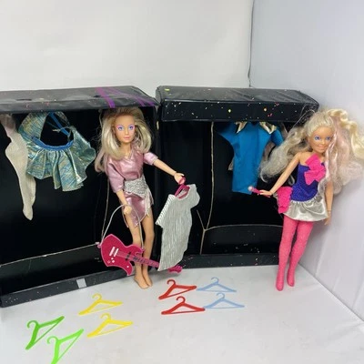Lote Vintage 1985 Jem And The Holograms Acessórios Originais de Roupas para Bonecas com Estojo - Imagem 1 de 4