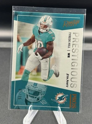 2022 Panini Prestige-Prestigious Pros Tyreek Hill #PP-7 Xtra Points Orange 01/75 - Image 1 of 2