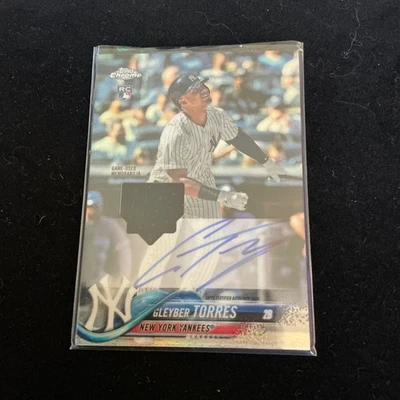 Topps Chrome 2020 - Autógrafos de novato juego usado Gleyber Torres #ARRCR-GT/99 Foto 1 de 2