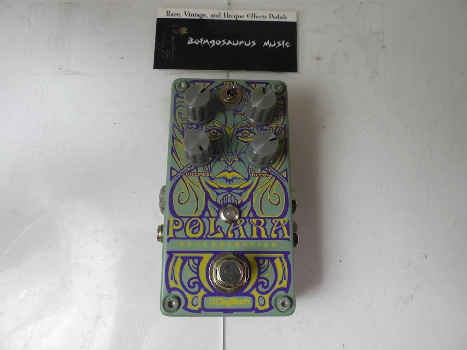 Digitech Polara Reverberation Stereo Reverb Effects Pedal Free USA Shipping - Image 1 of 4