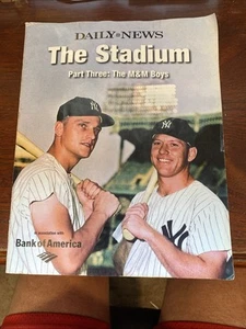 Vint 2008 New York Daily News The Stadium Series parte 3 Yankees Mantle Maris Cov - Foto 1 di 6