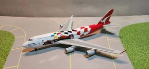 SJQFA162 QANTAS "FORMULA 1" 747-400 1:500 SCALE DIECAST MODEL WITH GEAR & STAND - Picture 1 of 2