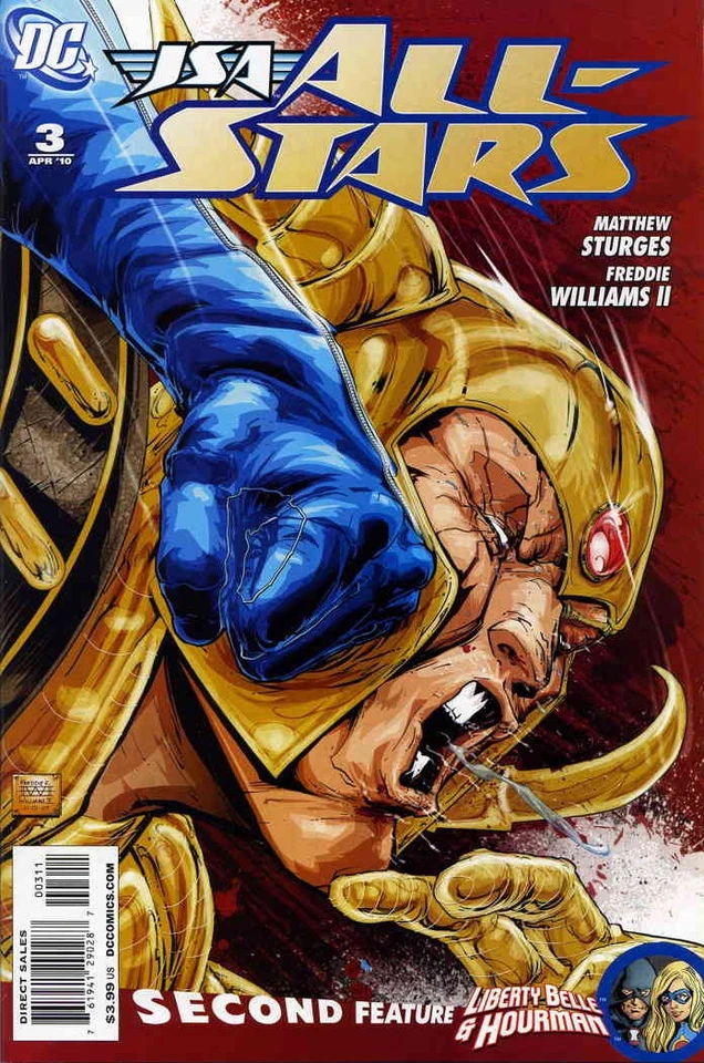 JSA All-Stars (2nd Series) #3 VF; DC | Justice Society of America Face Punch - w - Image 1 of 1