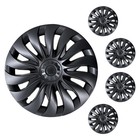 for Tesla Model 3 Highland 2023 2025 18 Inch Hubcaps 4PCS Matte Black Rim Cover