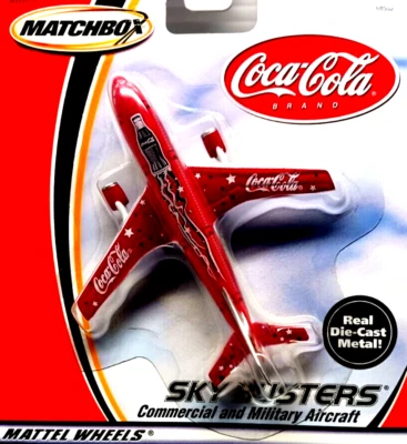 2000  Matchbox Coca-Cola Sky Busters Boeing Aircraft - Real Die-Cast Metal - Image 1 of 4