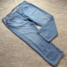 Polo Ralph Lauren Hampton Relaxed Straight Jeans Men 46 x 30 Blue Medium Wash