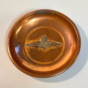 RAF Copper Pin Dish Ashtray - Picture 1 of 4
