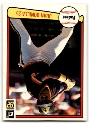 1982 Donruss Juan Bonilla Rookie . San Diego Padres #220 - Image 1 of 2