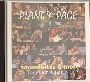Plant & Page Together Again VIII Soundbites & More CD Album 1995 Led Zeppelin  - Picture 1 of 3