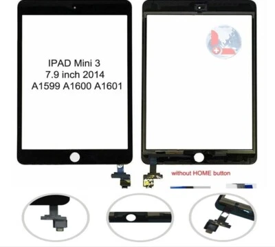 7.9 inch Touch Screen Digitizer Glass for iPad Mini 3 A1599 A1600 A1601 2014 - Image 1 of 3