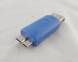 USB 3.0 Type A Female To Micro B Male PC Cable OTG Connector Converter Adapter - Picture 1 of 10