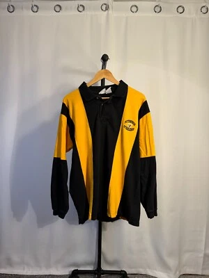 Vintage 90s Pittsburgh Steelers Rugby Sweatshirt Large 24x28 - Imagem 1 de 4
