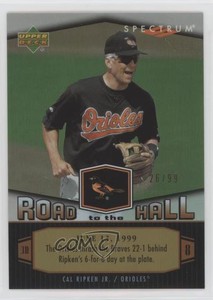 2007 Upper Deck Spectrum Road to the Hall Gold /99 Cal Ripken Jr #CR90 HOF