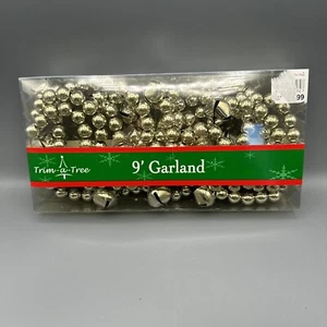 Vintage Silver Trim-a-tree Garland 9’ - Picture 1 of 3