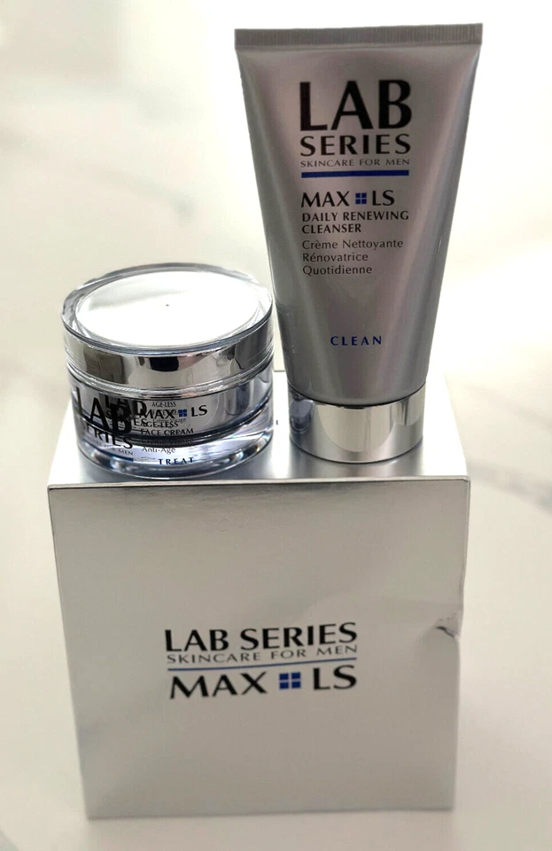 Lab Series Skincare for Men MAX LS Age-Less Face Cream and Cleanser - Image 1 of 2