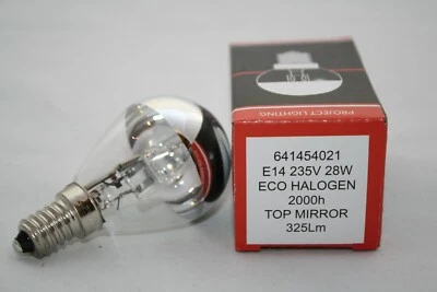 Silber Glühbirne  E14 28W  Kopfspiegellampe  325lm dimmbar, kein LED!!! (101903) - Bild 1 von 4