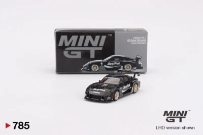 Mini GT 1:64 MAZDA RX-7 LB-Super Silhouette Liberty Walk Black 785 - Image 1 of 4