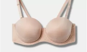 Torrid Bra Curve Underwire Strappy Push Up Strapless Multiway Plus Size 44G Nude - Picture 1 of 2