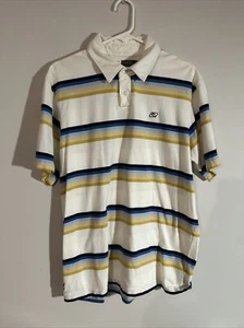 Rip Curl Men’s Surf Stripe Polo Shirt Medium Collar - Picture 1 of 3