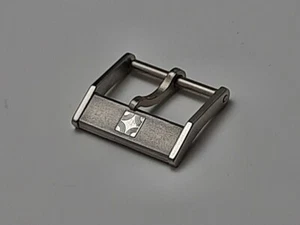 VINTAGE NOS 1970'S ZENITH 14MM STAINLESS STEEL WATCH BUCKLE #7358 - Picture 1 of 3