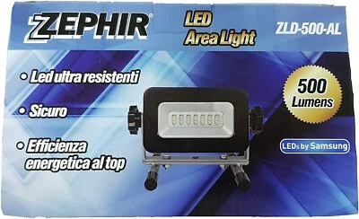 FARETTO LED LAVORO ZEPHIR FARO LAMPADA ESTERNO IP54 500 LUMENS 6,5 W  - Immagine 1 di 4