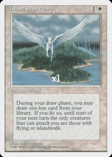 MTG Fourth Edition Island Sanctuary LP+