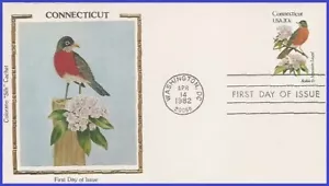 USA4 #1959 U/A COLORANO SILK FDC Connecticut - Picture 1 of 1