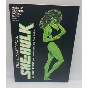 THE SENSATIONAL SHE HULK MARVEL GRAPHIC NOVEL NO. 18 J BYRNE 1985 - Imagen 1 de 4
