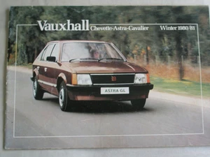 Vauxhall range brochure Winter 1980/81 Chevette, Astra Cavalier - Picture 1 of 1