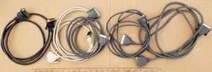 Parallel Printer Cable 25 pin to 18 pin? F2A036-10 Belkin 01-9 Inacomp Lot of 5 - Picture 1 of 3